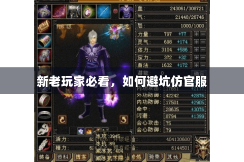 新老玩家必看，如何避坑仿官服