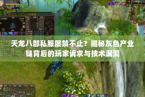 天龙八部私服屡禁不止？揭秘灰色产业链背后的玩家诉求与技术漏洞