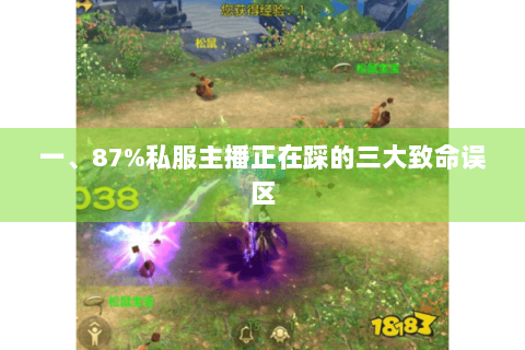 一、87%私服主播正在踩的三大致命误区 一、87%私服主播正在踩的三大致命误区