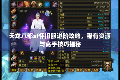 天龙八部sf怀旧服进阶攻略,稀有资源与高手技巧揭秘 天龙八部sf怀旧服进阶攻略,稀有资源与高手技巧揭秘