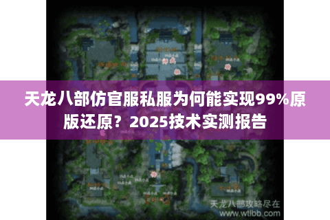 天龙八部仿官服私服为何能实现99%原版还原？2025技术实测报告
