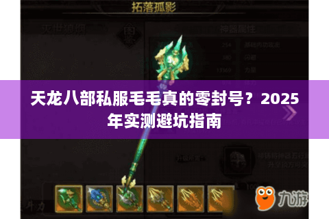 天龙八部私服毛毛真的零封号？2025年实测避坑指南