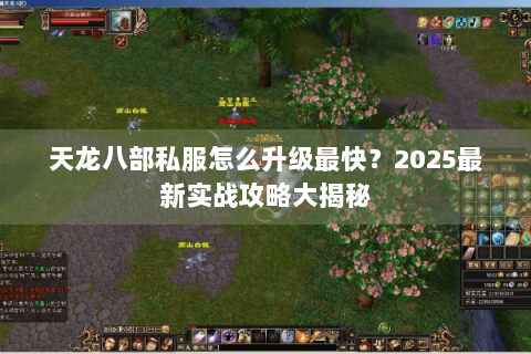 天龙八部私服怎么升级最快？2025最新实战攻略大揭秘