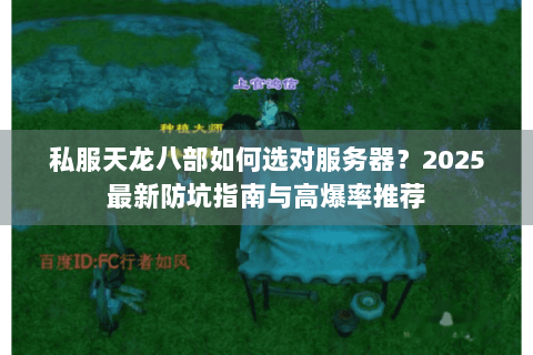 私服天龙八部如何选对服务器？2025最新防坑指南与高爆率推荐
