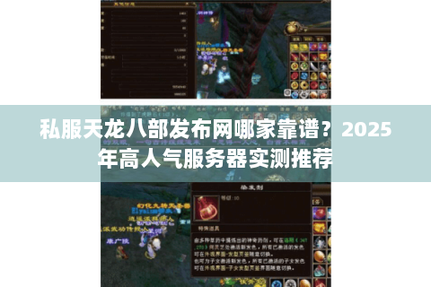 私服天龙八部发布网哪家靠谱？2025年高人气服务器实测推荐