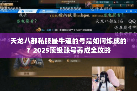 天龙八部私服最牛逼的号是如何炼成的？2025顶级账号养成全攻略