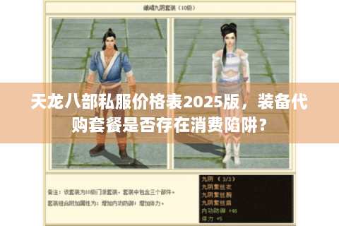 天龙八部私服价格表2025版，装备代购套餐是否存在消费陷阱？