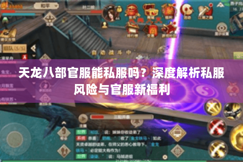 天龙八部官服能私服吗?深度解析私服风险与官服新福利 天龙八部官服能私服吗?深度解析私服风险与官服新福利