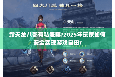 新天龙八部有私服嘛?2025年玩家如何安全实现游戏自由?