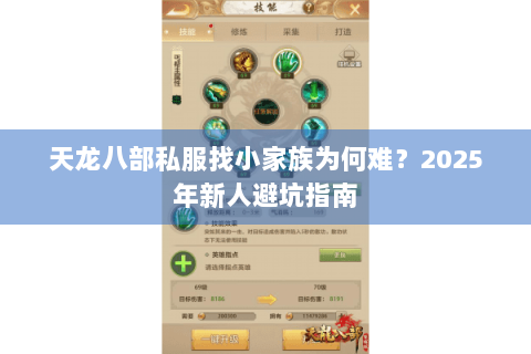 天龙八部私服找小家族为何难？2025年新人避坑指南