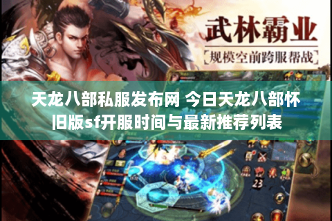天龙八部私服发布网 今日天龙八部怀旧版sf开服时间与最新推荐列表