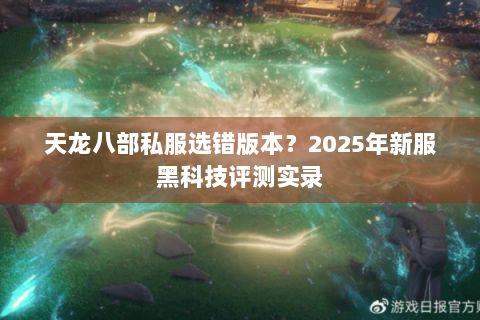 天龙八部私服选错版本？2025年新服黑科技评测实录