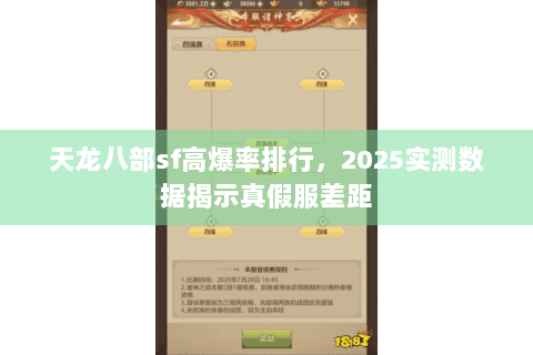 天龙八部sf高爆率排行，2025实测数据揭示真假服差距