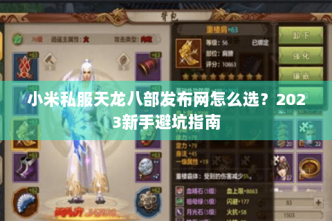 小米私服天龙八部发布网怎么选?2023新手避坑指南 小米私服天龙八部发布网怎么选?2023新手避坑指南