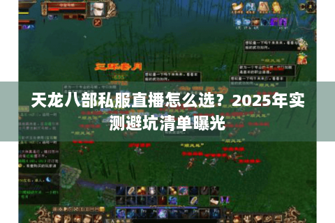 天龙八部私服直播怎么选?2025年实测避坑清单曝光 天龙八部私服直播怎么选?2025年实测避坑清单曝光