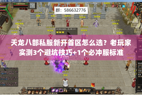天龙八部私服新开首区怎么选?老玩家实测3个避坑技巧+1个必冲服标准 天龙八部私服新开首区怎么选?老玩家实测3个避坑技巧+1个必冲服标准