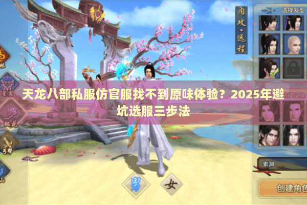 天龙八部私服仿官服找不到原味体验?2025年避坑选服三步法 天龙八部私服仿官服找不到原味体验?2025年避坑选服三步法