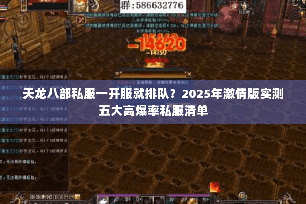 天龙八部私服一开服就排队？2025年激情版实测五大高爆率私服清单