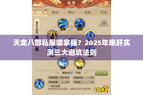 天龙八部私服哪家强？2025年爆肝实测三大避坑法则