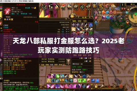 天龙八部私服打金服怎么选?2025老玩家实测防跑路技巧 天龙八部私服打金服怎么选?2025老玩家实测防跑路技巧