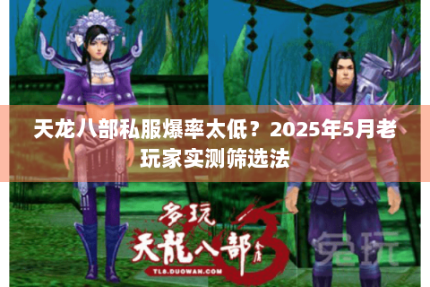 天龙八部私服爆率太低？2025年5月老玩家实测筛选法