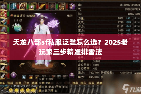 天龙八部sf私服泛滥怎么选?2025老玩家三步精准排雷法 天龙八部sf私服泛滥怎么选?2025老玩家三步精准排雷法