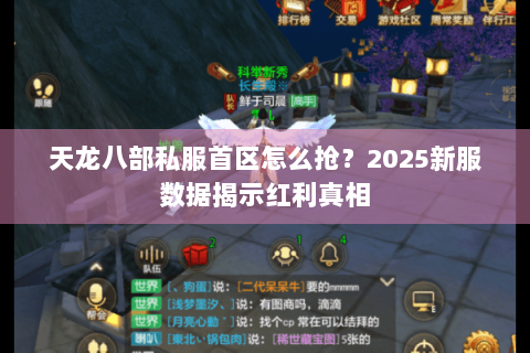 天龙八部私服首区怎么抢？2025新服数据揭示红利真相