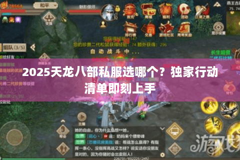 2025天龙八部私服选哪个？独家行动清单即刻上手
