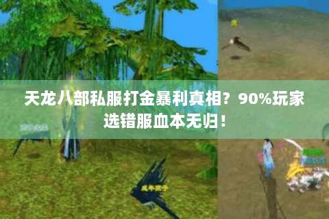 天龙八部私服打金暴利真相？90%玩家选错服血本无归！