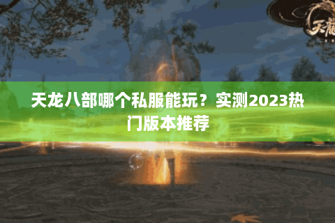 天龙八部哪个私服能玩？实测2023热门版本推荐