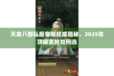 天龙八部私服客服权威揭秘,2025年顶级支持如何选 天龙八部私服客服权威揭秘,2025年顶级支持如何选