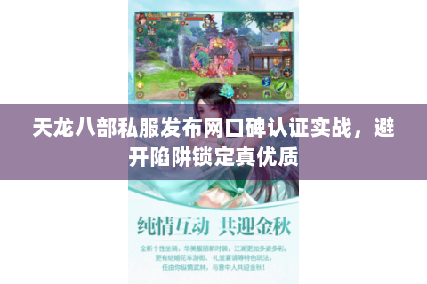 天龙八部私服发布网口碑认证实战，避开陷阱锁定真优质