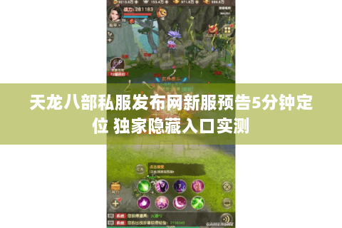 天龙八部私服发布网新服预告5分钟定位 独家隐藏入口实测 天龙八部私服发布网新服预告5分钟定位 独家隐藏入口实测