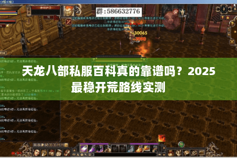 天龙八部私服百科真的靠谱吗?2025最稳开荒路线实测 天龙八部私服百科真的靠谱吗?2025最稳开荒路线实测