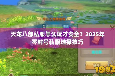 天龙八部私服怎么玩才安全?2025年零封号私服选择技巧 天龙八部私服怎么玩才安全?2025年零封号私服选择技巧