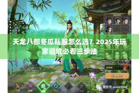 天龙八部冬瓜私服怎么选？2025年玩家避坑必看三步法