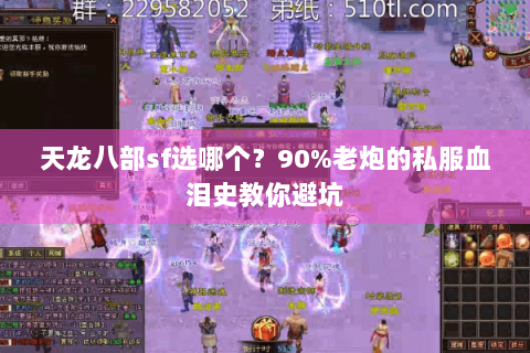 天龙八部sf选哪个？90%老炮的私服血泪史教你避坑