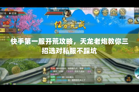 快手第一服开荒攻略，天龙老炮教你三招选对私服不踩坑