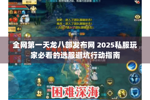 全网第一天龙八部发布网 2025私服玩家必看的选服避坑行动指南 全网第一天龙八部发布网 2025私服玩家必看的选服避坑行动指南