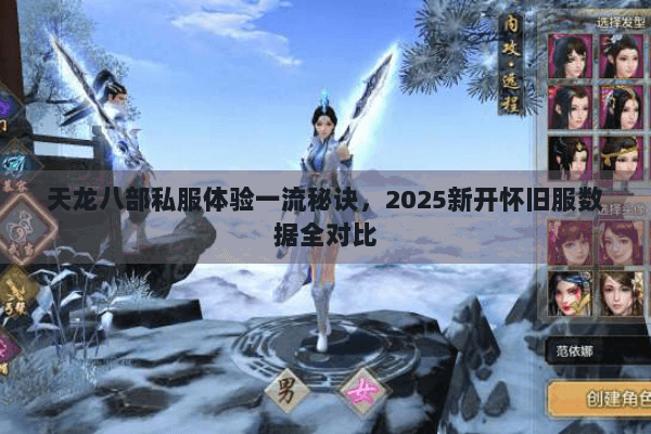 天龙八部私服体验一流秘诀，2025新开怀旧服数据全对比