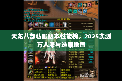 天龙八部私服版本性能榜，2025实测万人服与选服地图