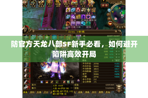 防官方天龙八部SF新手必看，如何避开陷阱高效开局