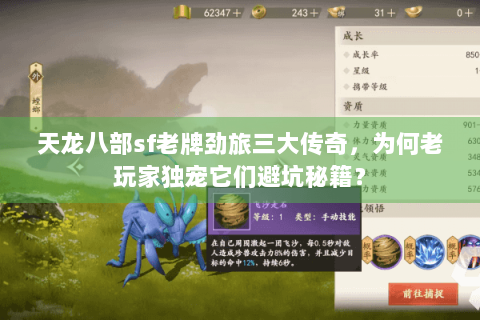 天龙八部sf老牌劲旅三大传奇,为何老玩家独宠它们避坑秘籍? 天龙八部sf老牌劲旅三大传奇,为何老玩家独宠它们避坑秘籍?