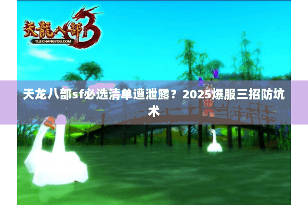 天龙八部sf必选清单遭泄露？2025爆服三招防坑术