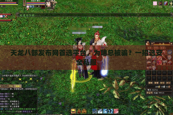 天龙八部发布网首选平台,为啥总被骗?一招选安全私服 天龙八部发布网首选平台,为啥总被骗?一招选安全私服
