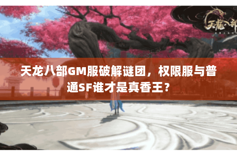 天龙八部GM服破解谜团,权限服与普通SF谁才是真香王? 天龙八部GM服破解谜团,权限服与普通SF谁才是真香王?