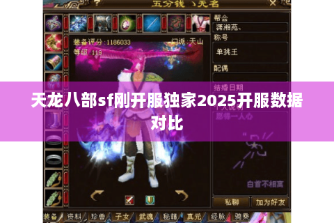 天龙八部sf刚开服独家2025开服数据对比 天龙八部sf刚开服独家2025开服数据对比