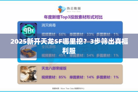 2025新开天龙SF哪里挖？3步筛出真福利服