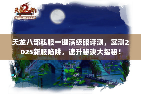 天龙八部私服一键满级服评测，实测2025新服陷阱，速升秘诀大揭秘！