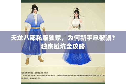 天龙八部私服独家,为何新手总被骗?独家避坑全攻略 天龙八部私服独家,为何新手总被骗?独家避坑全攻略
